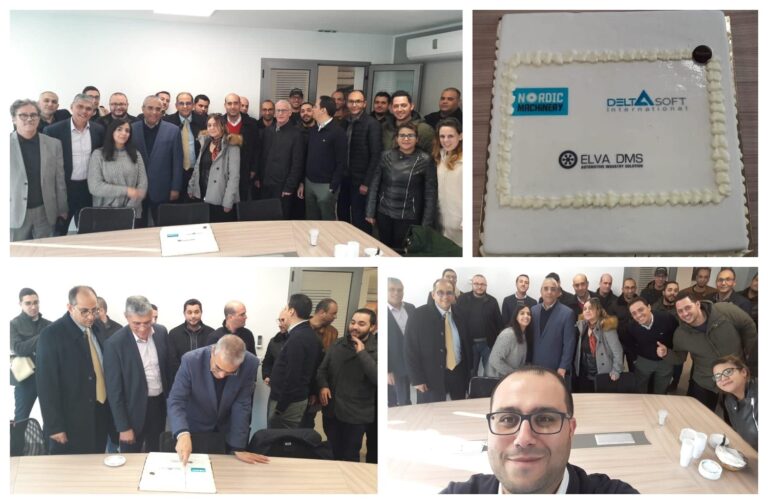 Successful start of ELVA DMS project. Congratulations to the teams NORDIC MACHINERY, DELTASOFT INTERNATIONAL & ADVANTAGE CONSULTING, A well-deserved success!