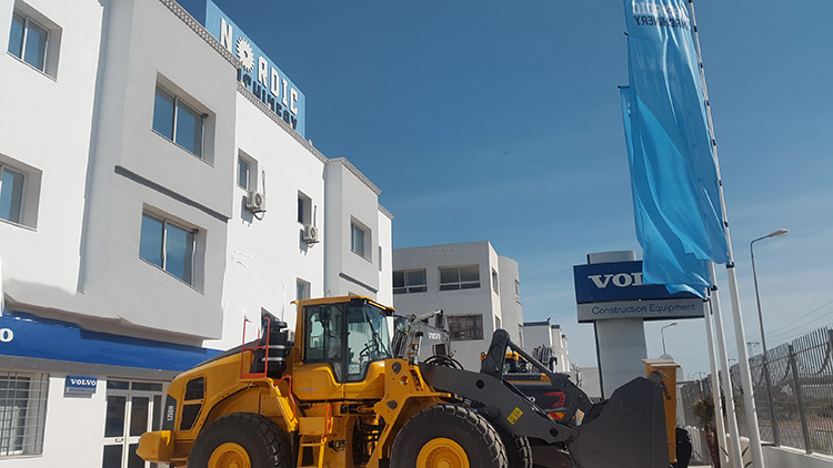 Nordic Machinery, Official dealer of Volvo Construction Equipment and Volvo Trucks in Tunisia, chooses ELVA DMS business ERP.